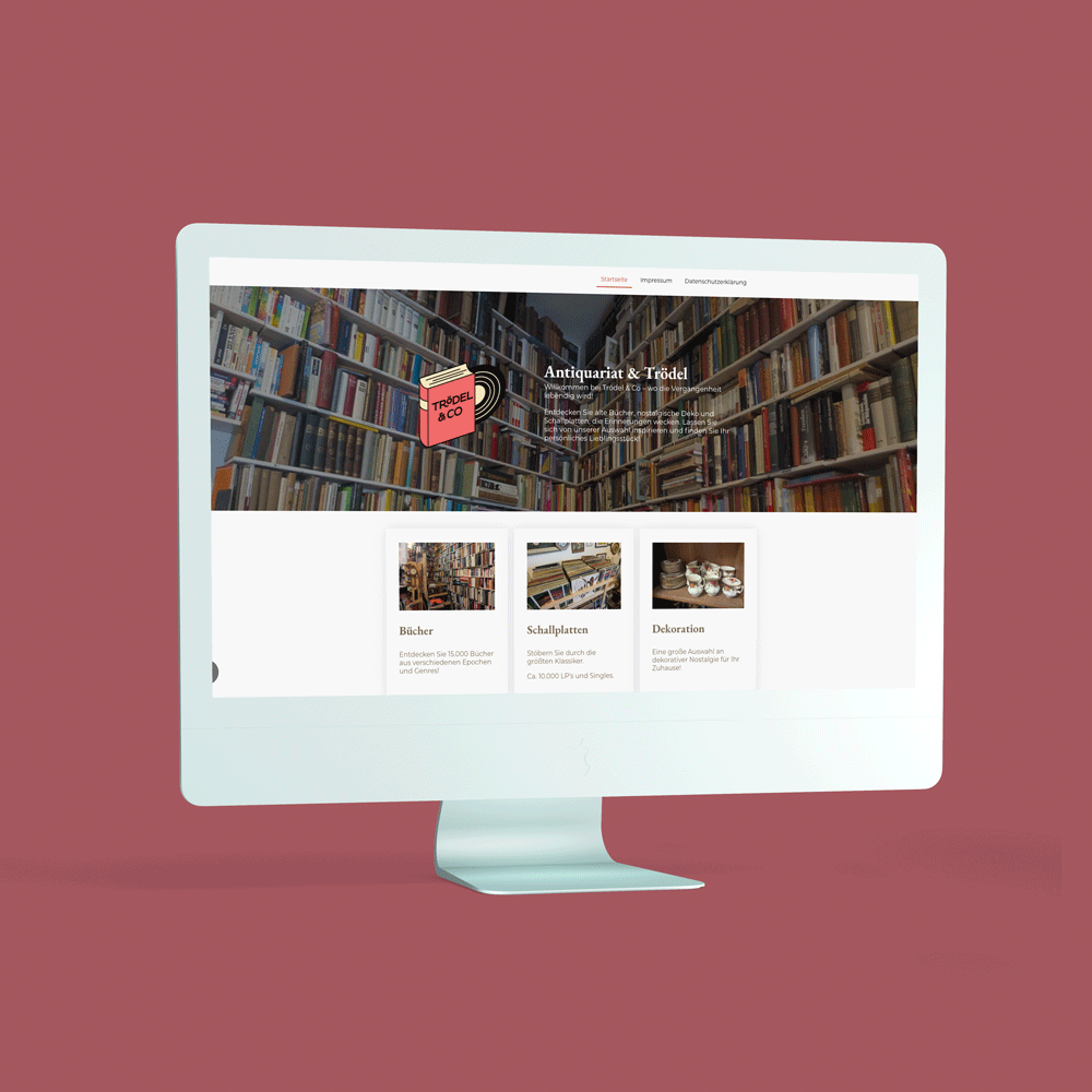 Trödel & Co Website